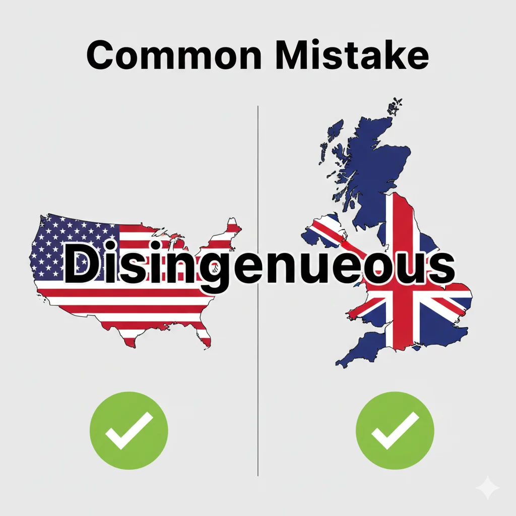 disingenuous / disingenuine