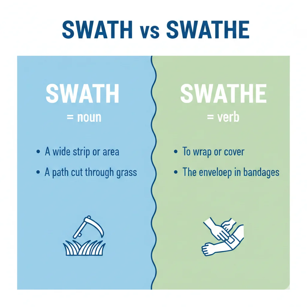 swath / swathe