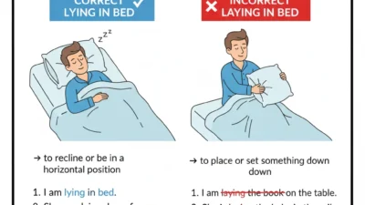 Lying in Bed or Laying in Bed