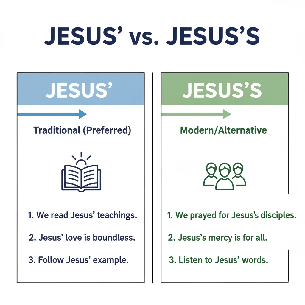 Jesus’ or Jesus’s