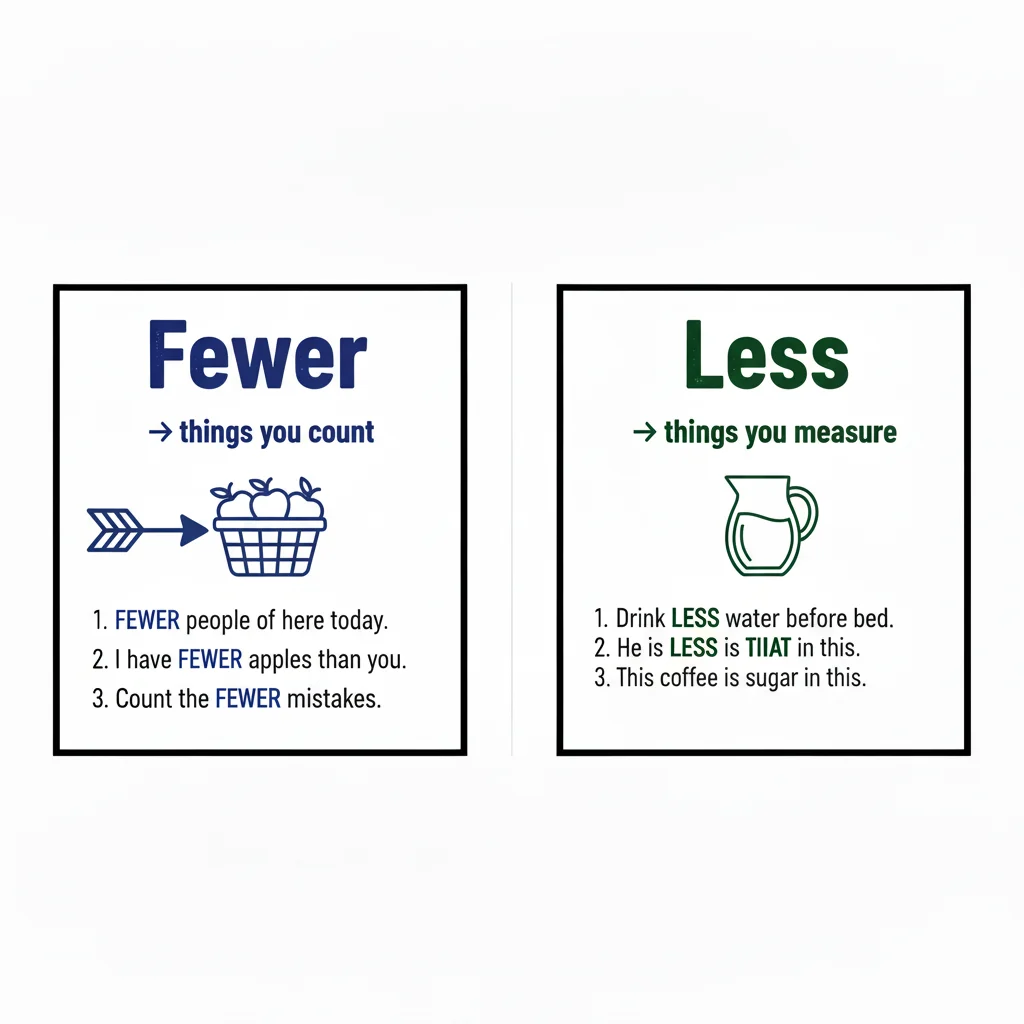 Fewer or Less