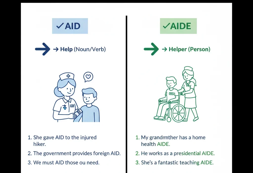 Aide vs Aid