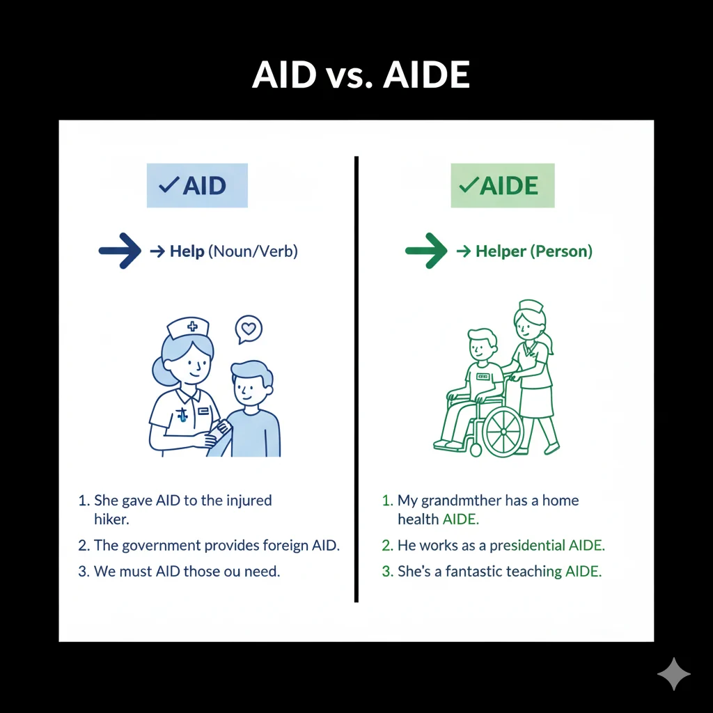Aide vs Aid