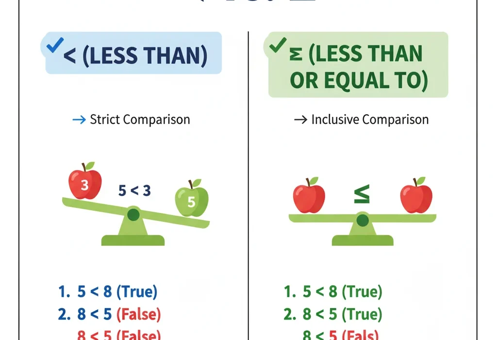 “Less Than or Equal To”