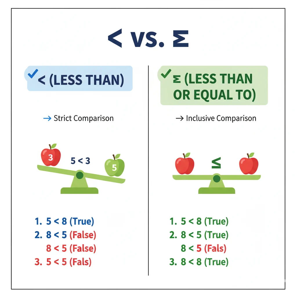 “Less Than or Equal To”