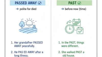 Passed Away vs Past Away