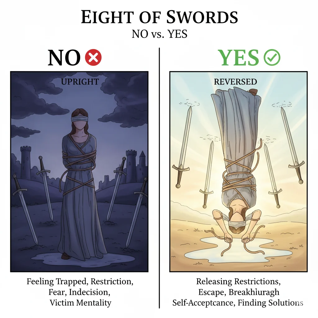 Eight of Swords Yes or No