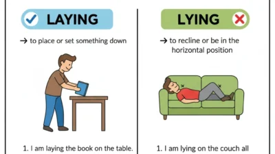 Laying vs Lying