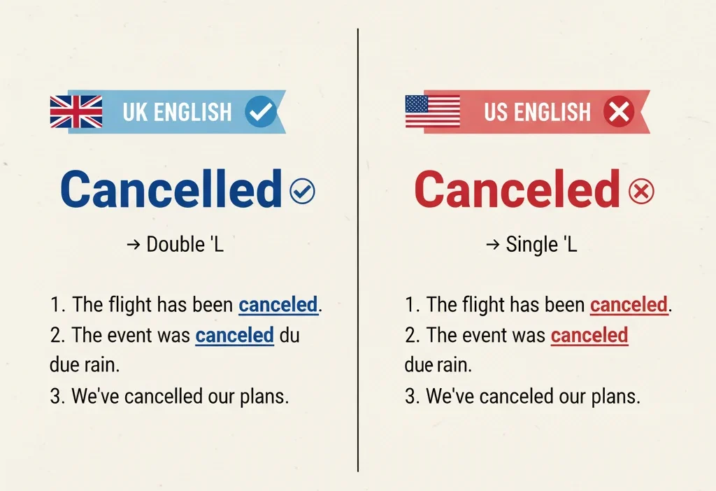 Cancelled vs Canceled