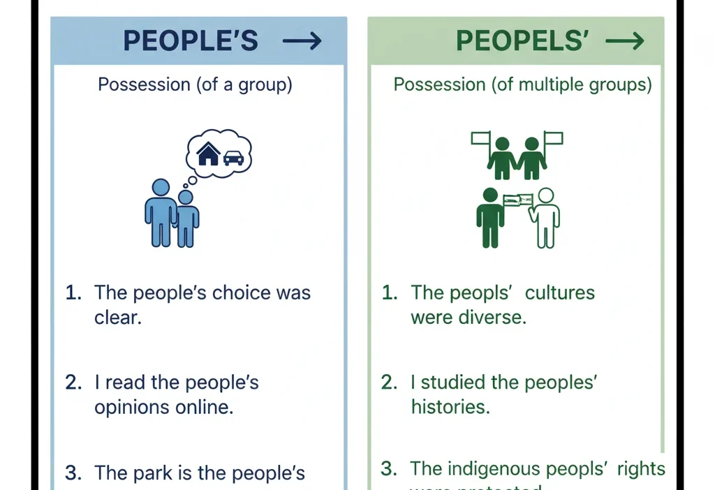 People’s vs Peoples’
