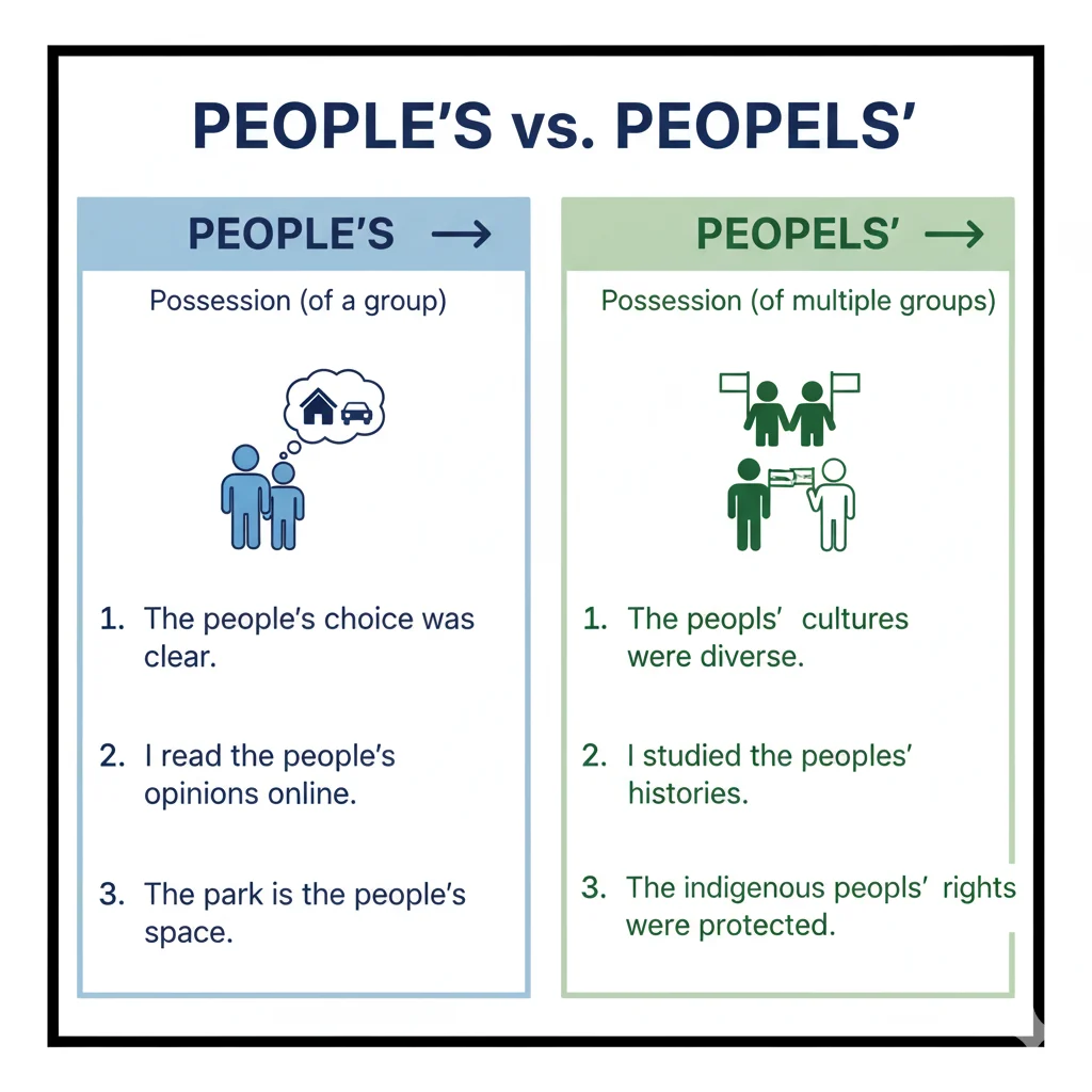 People’s vs Peoples’