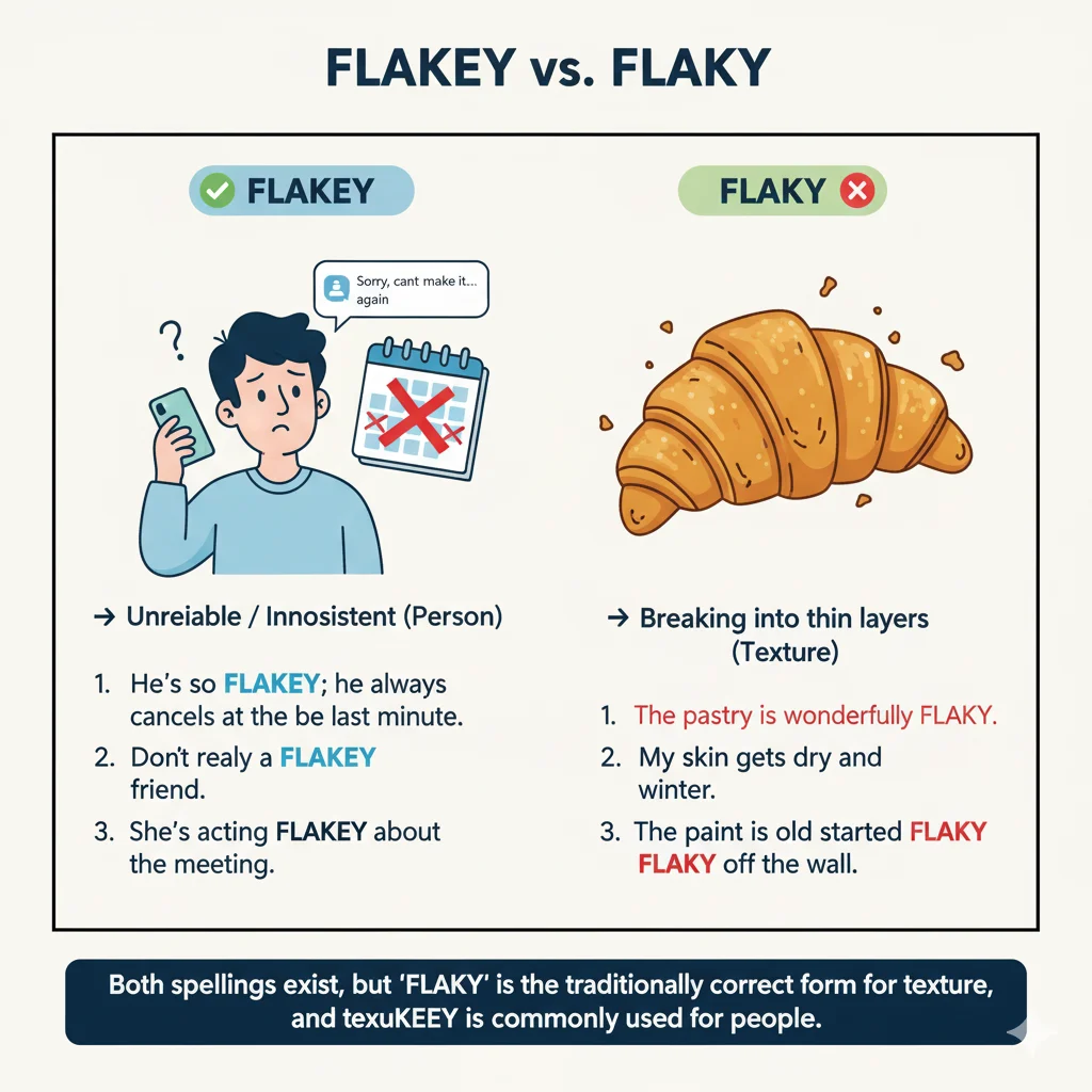 Flakey vs Flaky