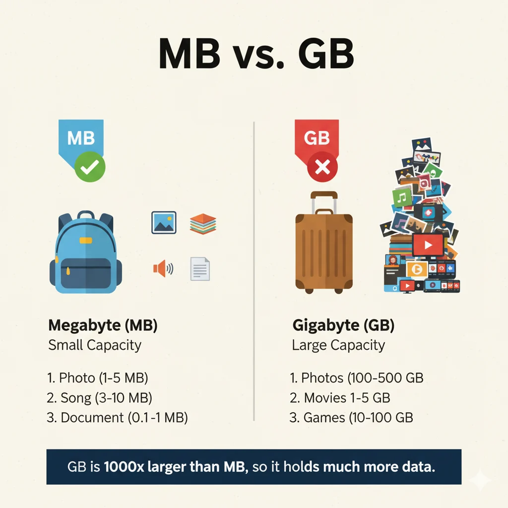 gb or mb