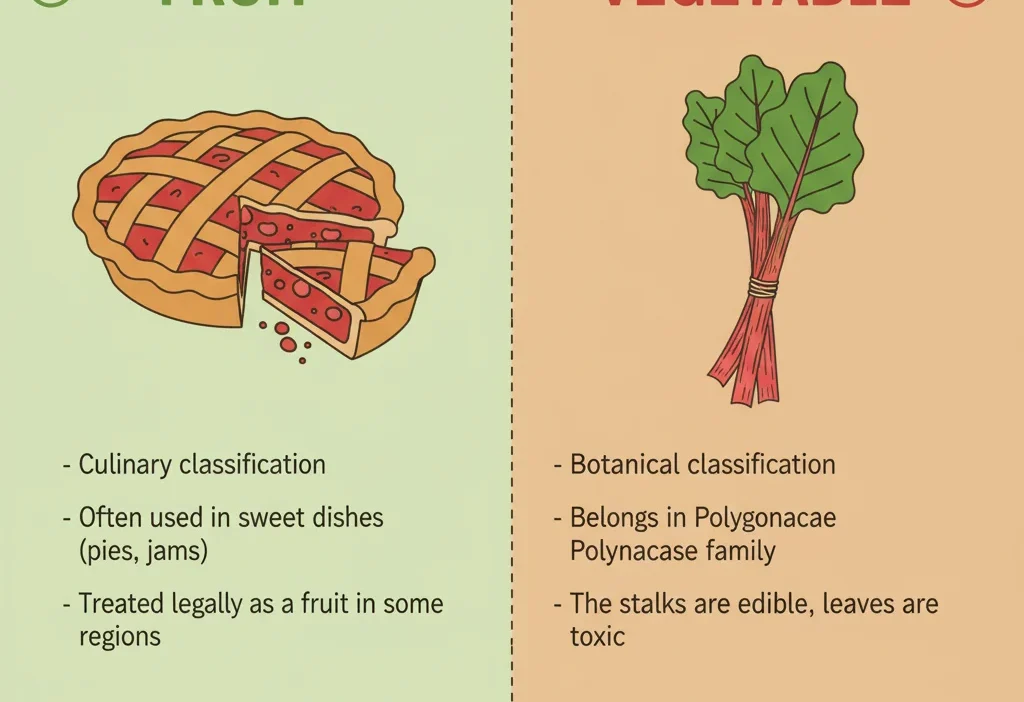 Rhubarb Fruit or Vegetable