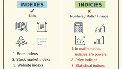 Indexes vs Indices