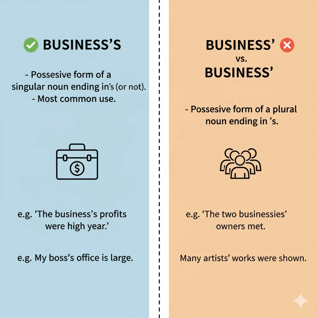 Business’s/ Business’