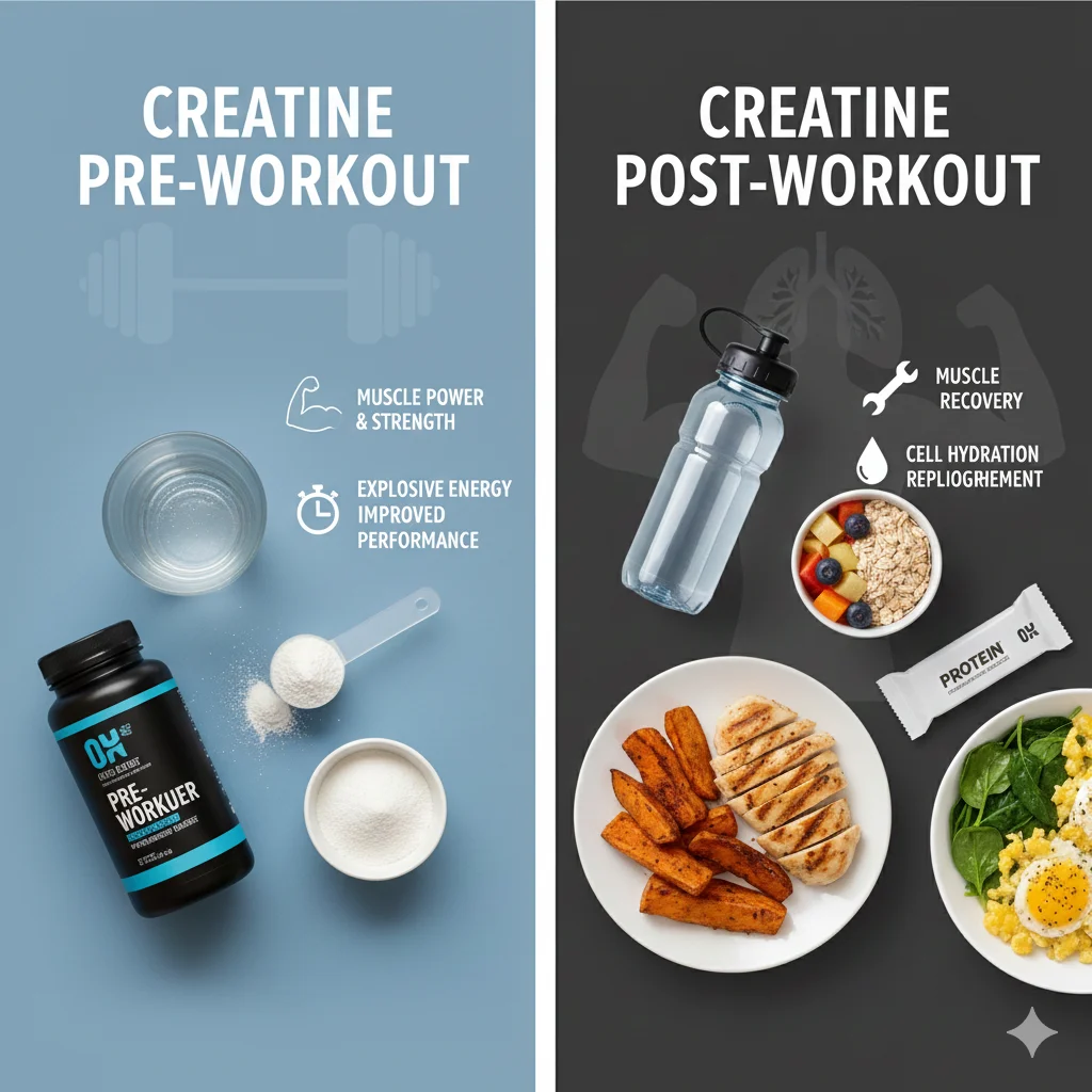 Creatine Pre or Post Workout