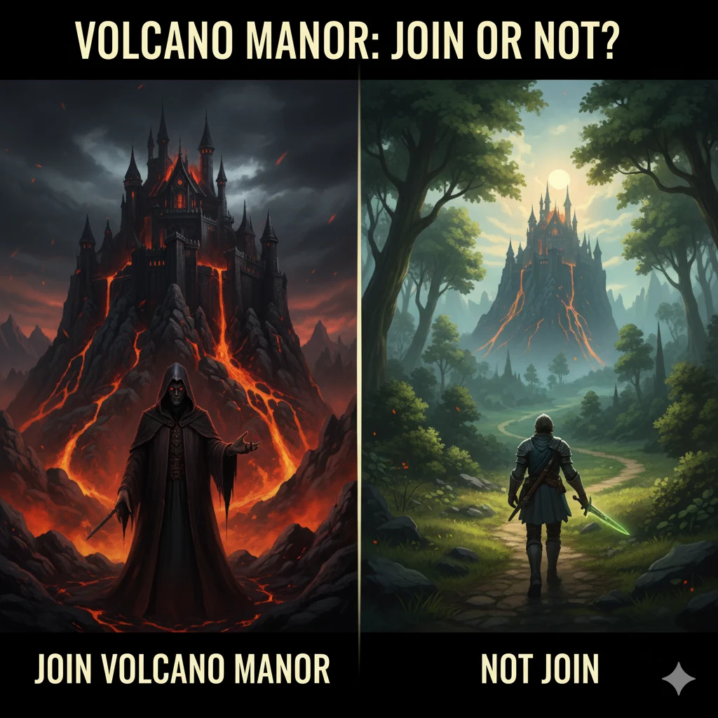 Join Volcano Manor or Not
