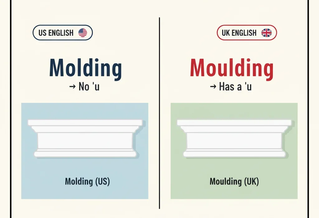 Molding vs Moulding