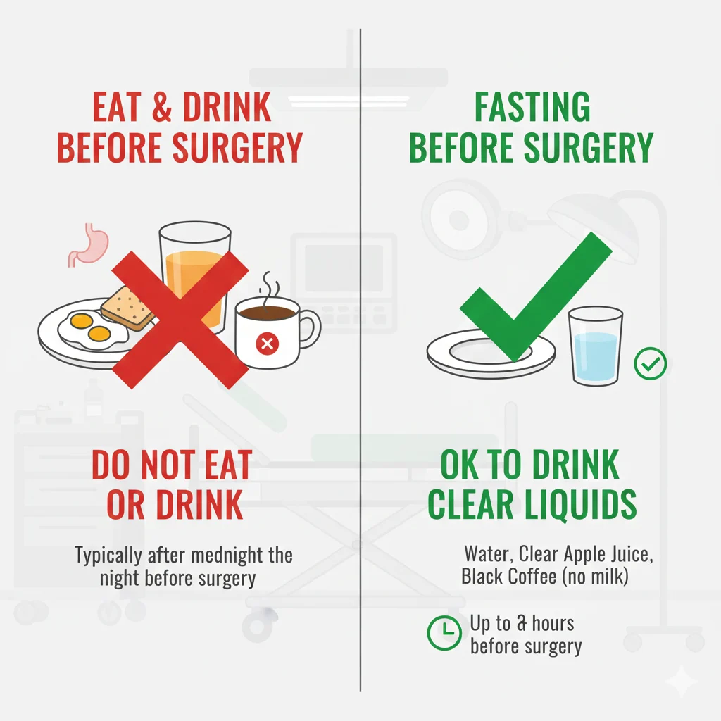 Surgery Eat or Drink Before