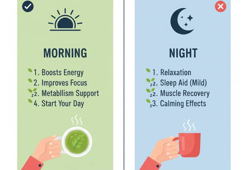 Moringa Morning or Night