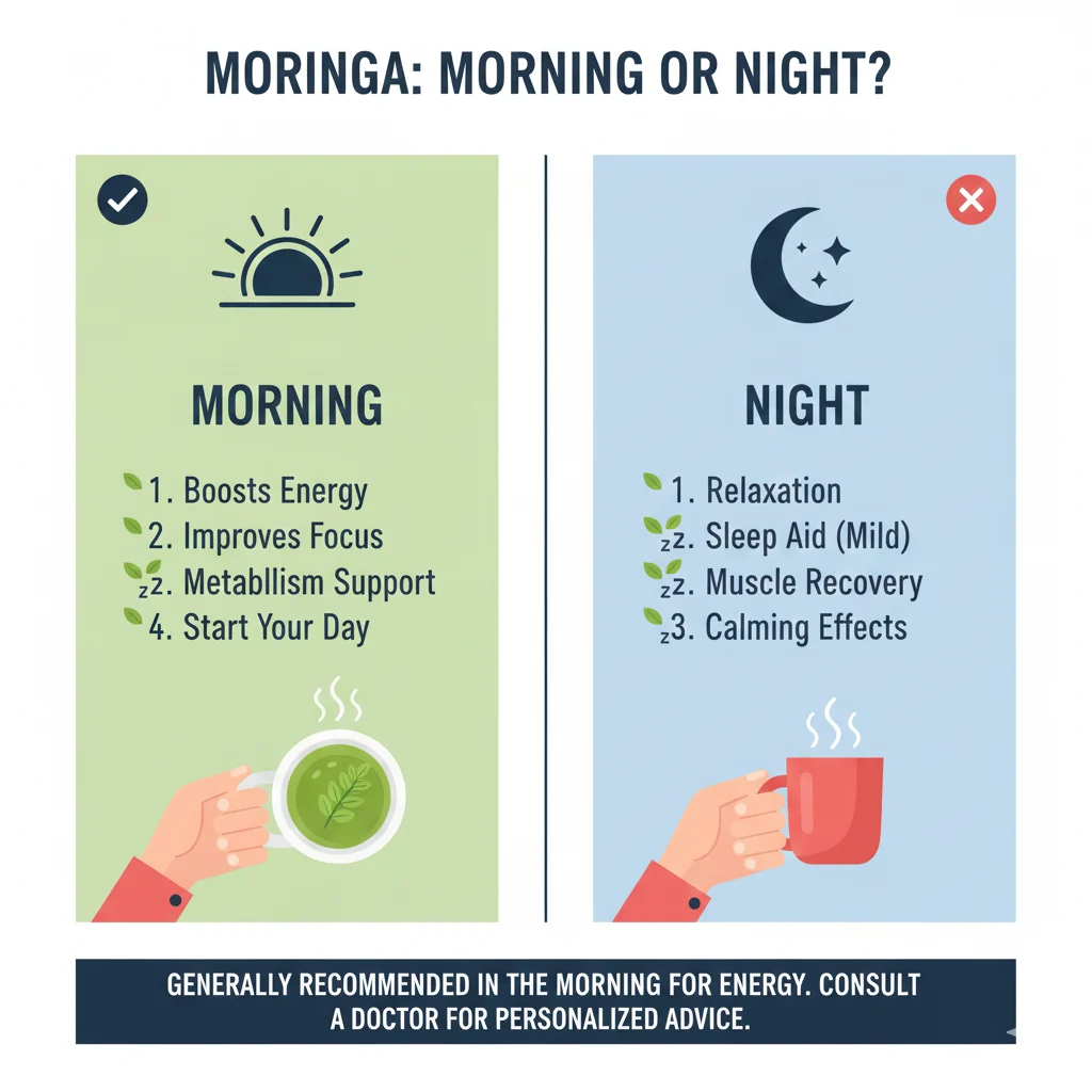 Moringa Morning or Night