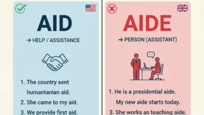 Aid vs Aide