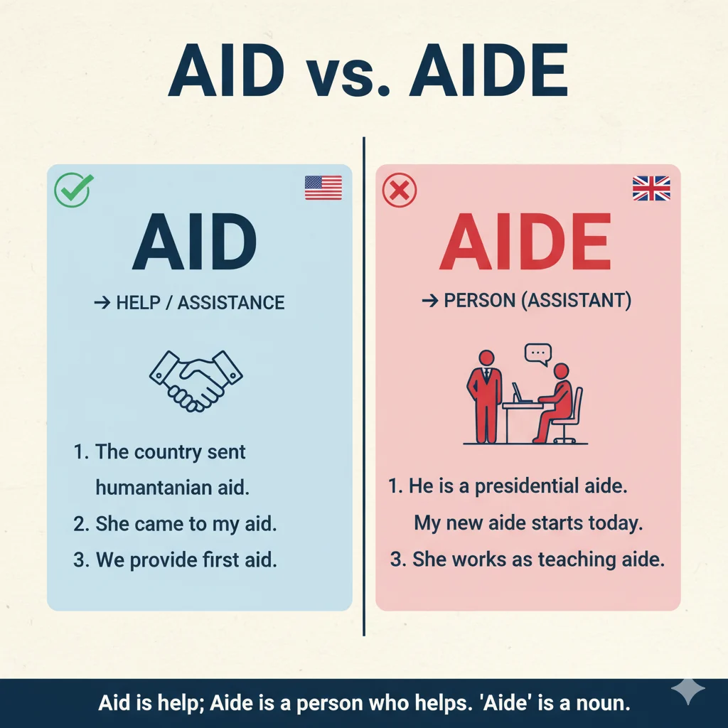 Aid vs Aide