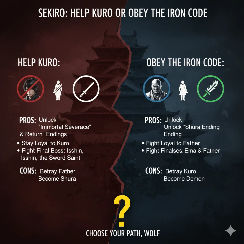 Help Kuro or Obey the Iron Code