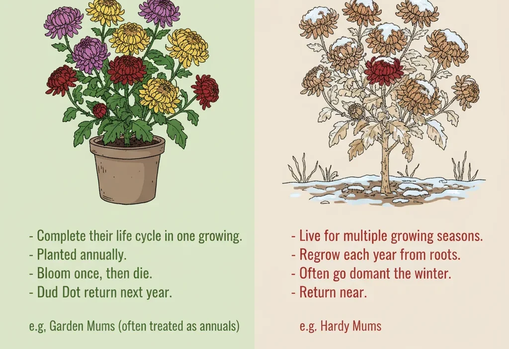 Mums Annuals or Perennials