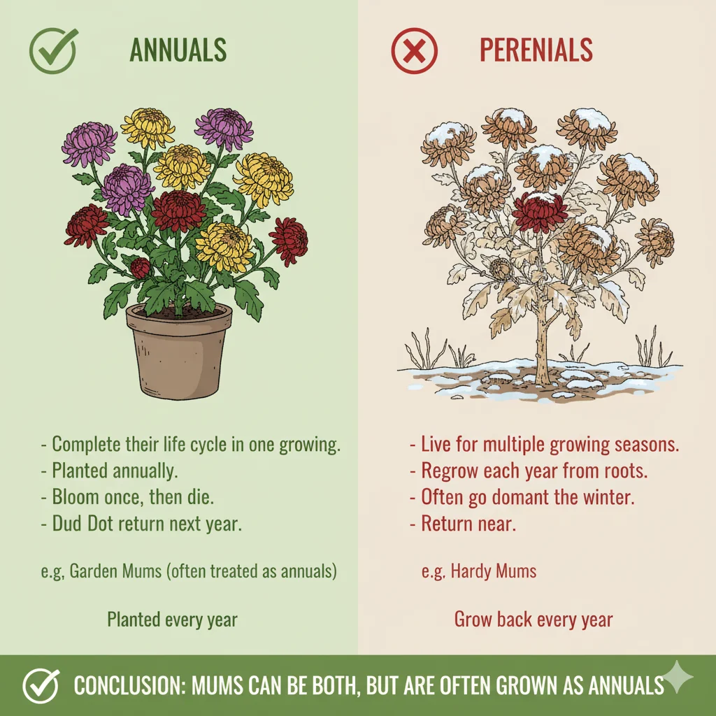 Mums Annuals or Perennials