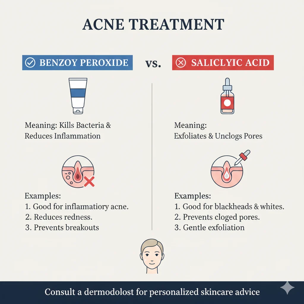 Benzoyl Peroxide or Salicylic Acid