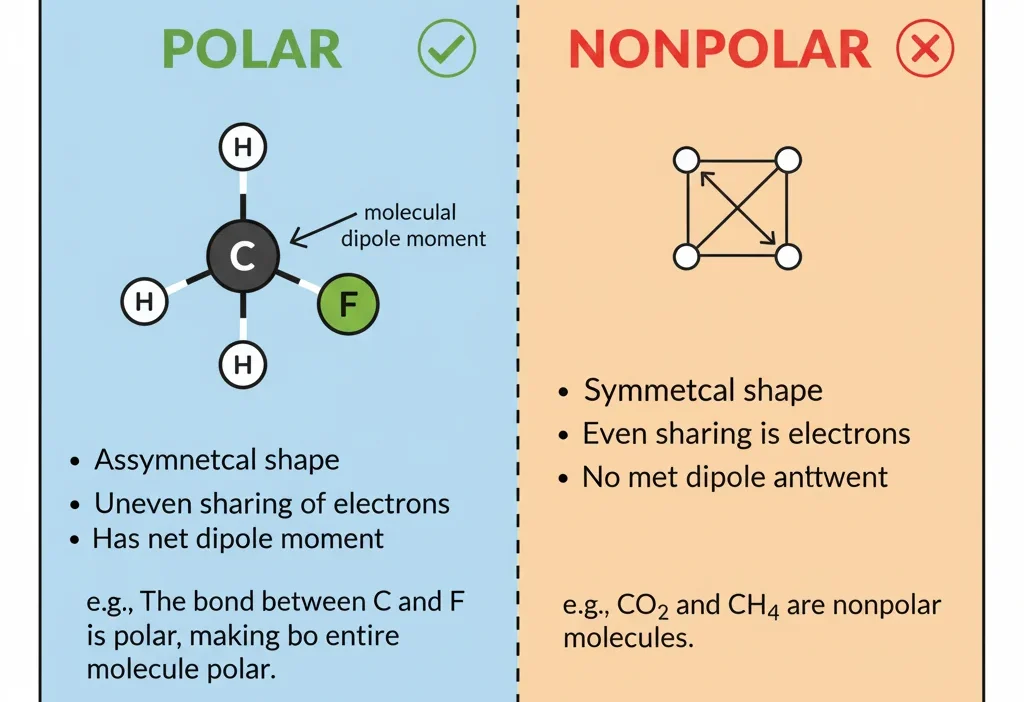 Is CH3F Polar or Nonpolar