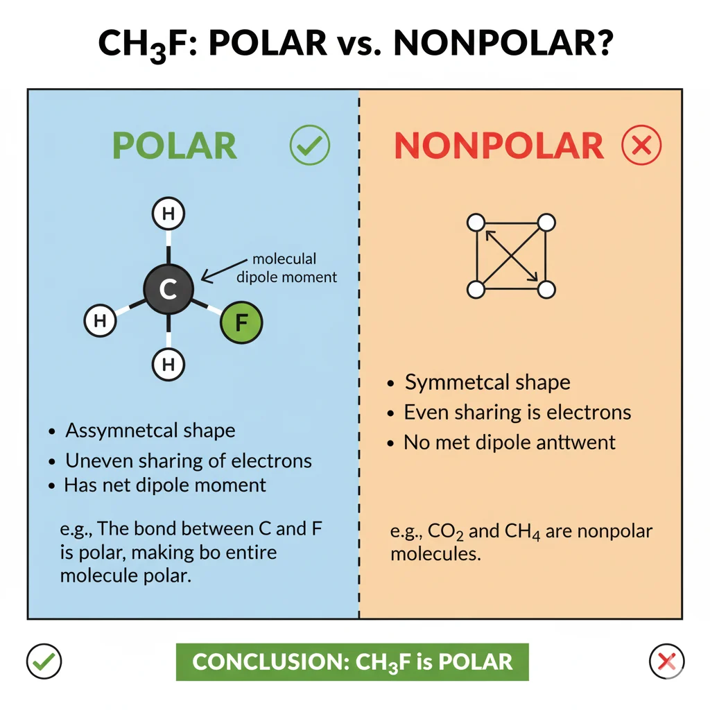 Is CH3F Polar or Nonpolar