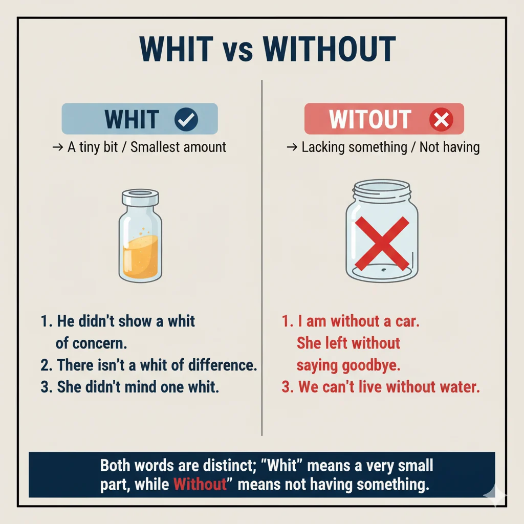 Whit vs Whitout