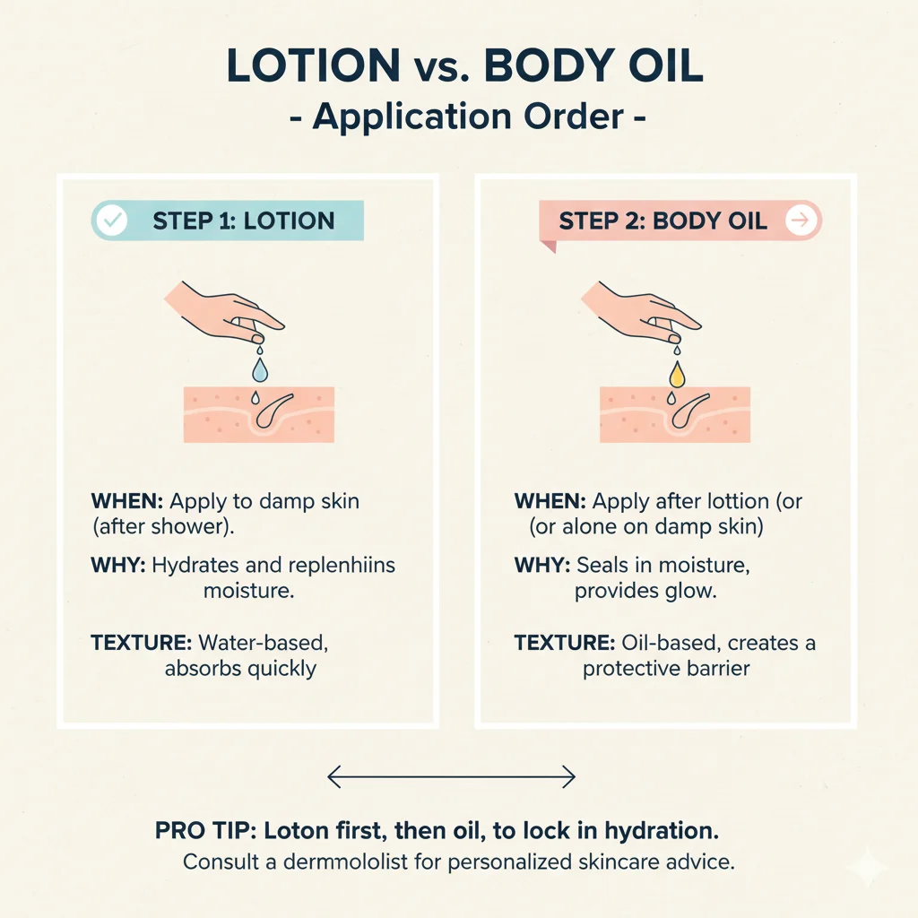 Lotion or Body Oil First