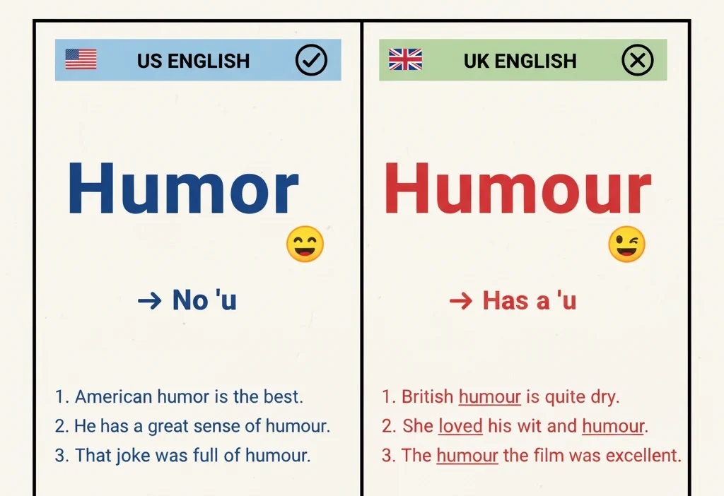 Humor vs Humour