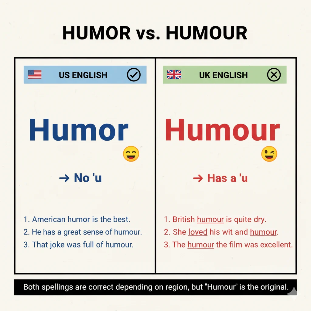 Humor vs Humour