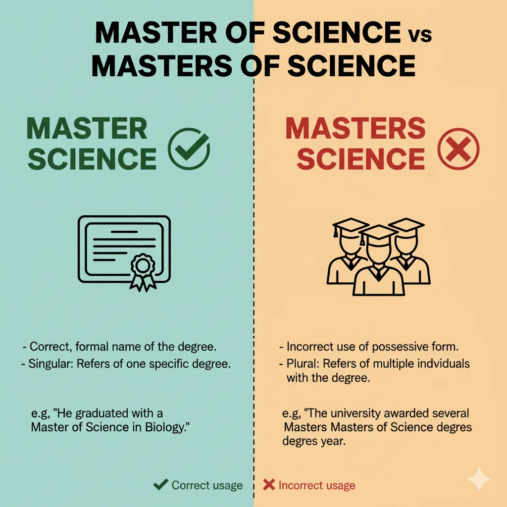 Master of Science / Masters of Science