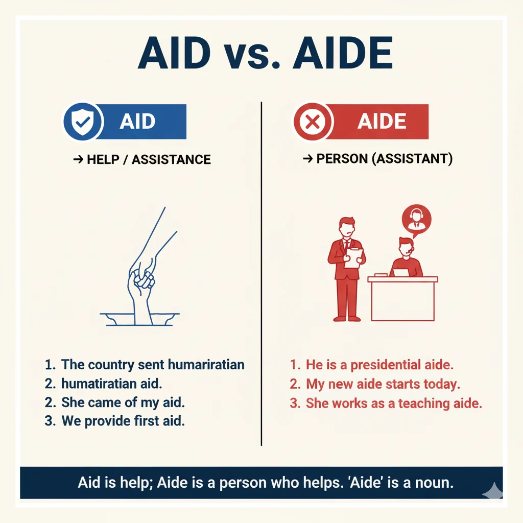 Aid vs. Aide