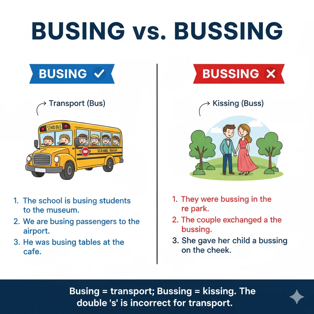 Busing vs Bussing