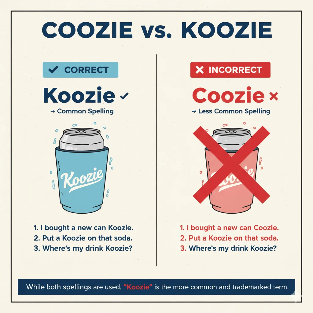 Coozie vs Koozie