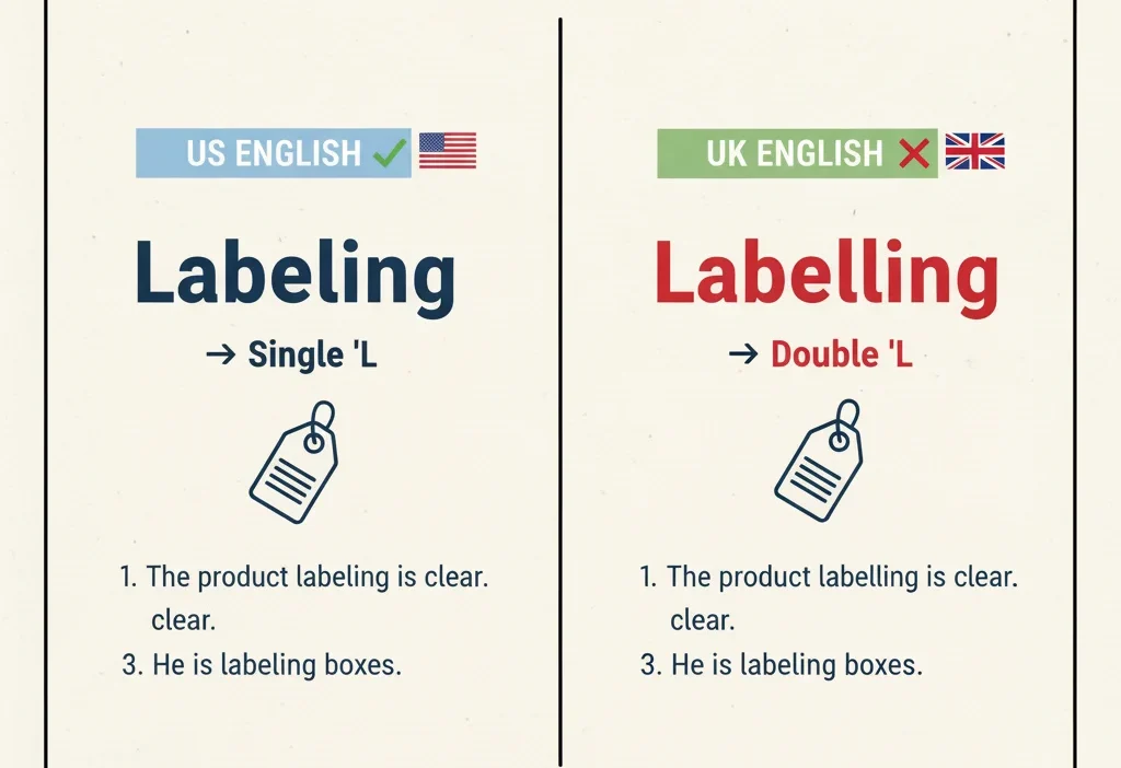 Labeling vs Labelling