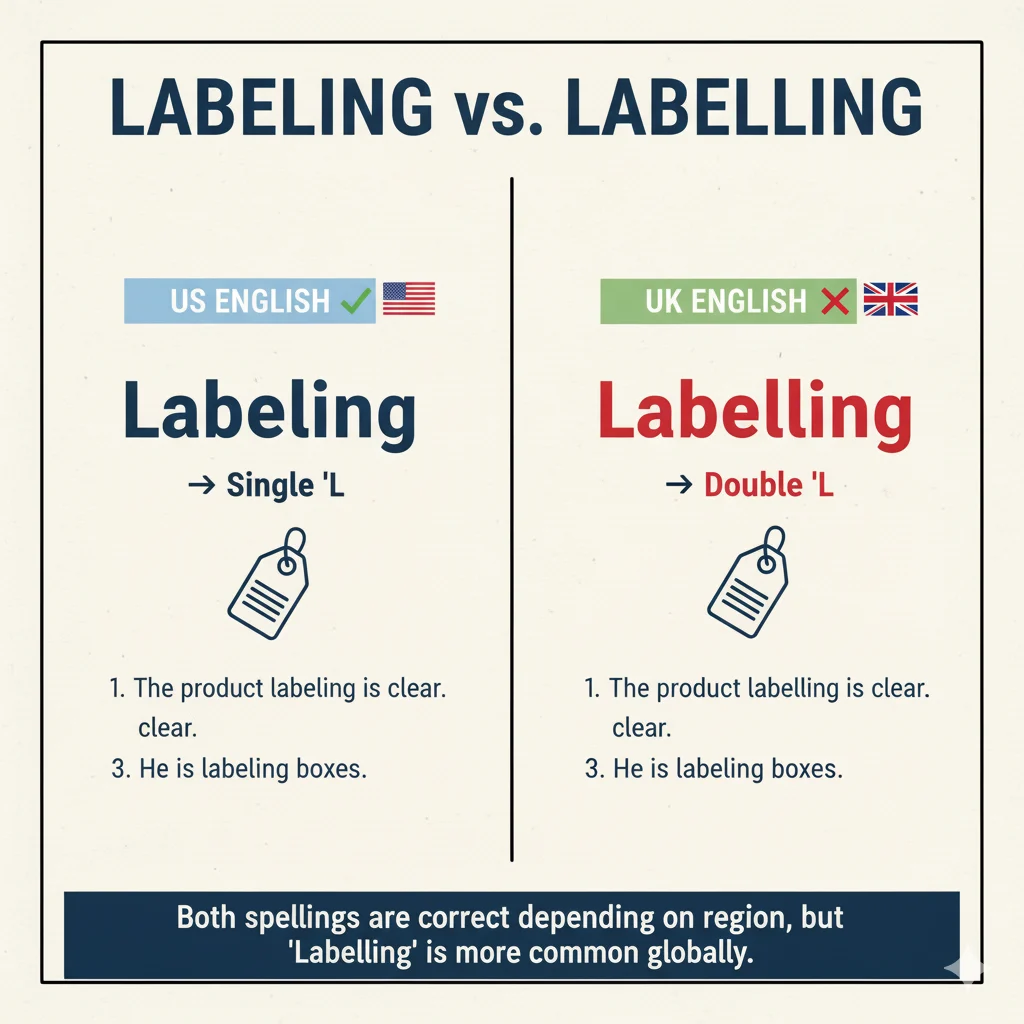 Labeling vs Labelling