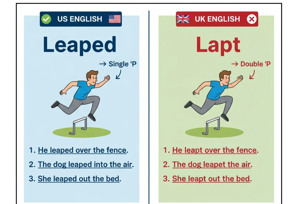 Leaped vs Leapt