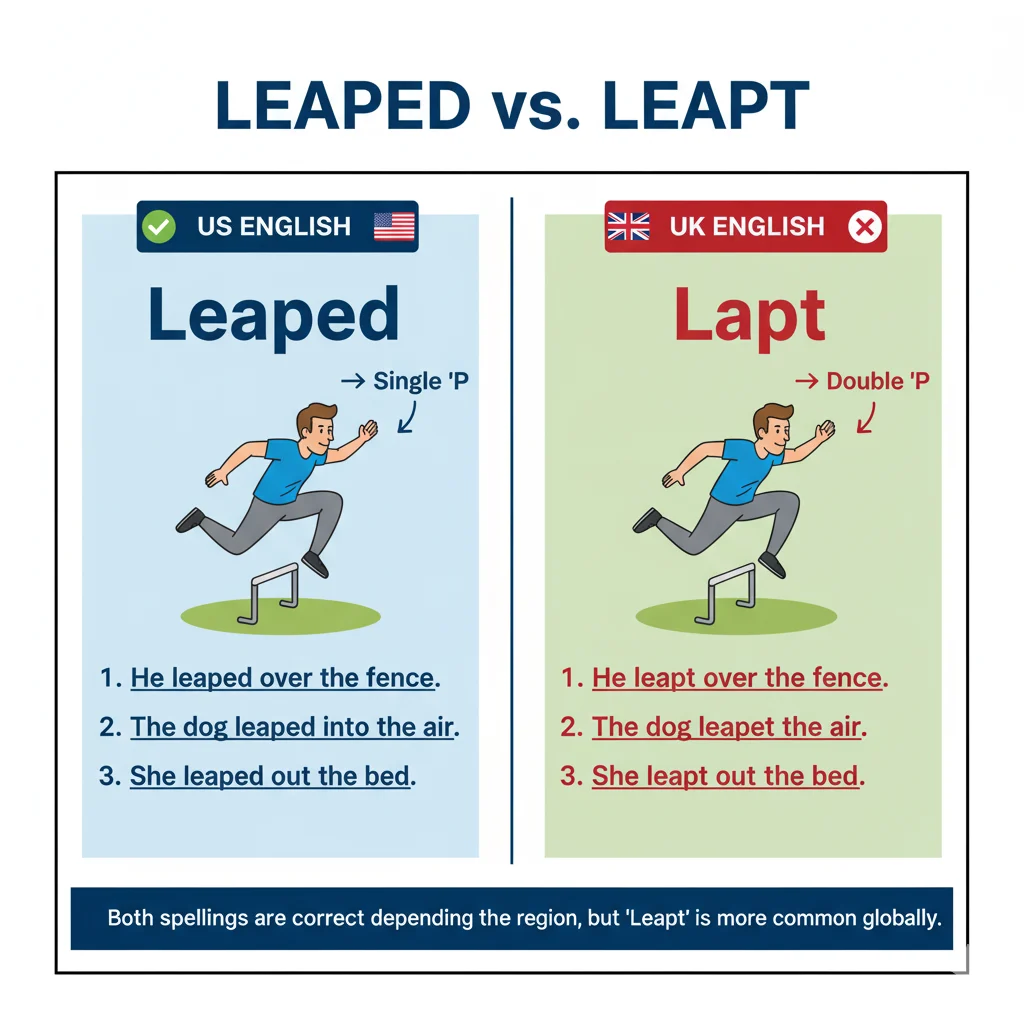 Leaped vs Leapt