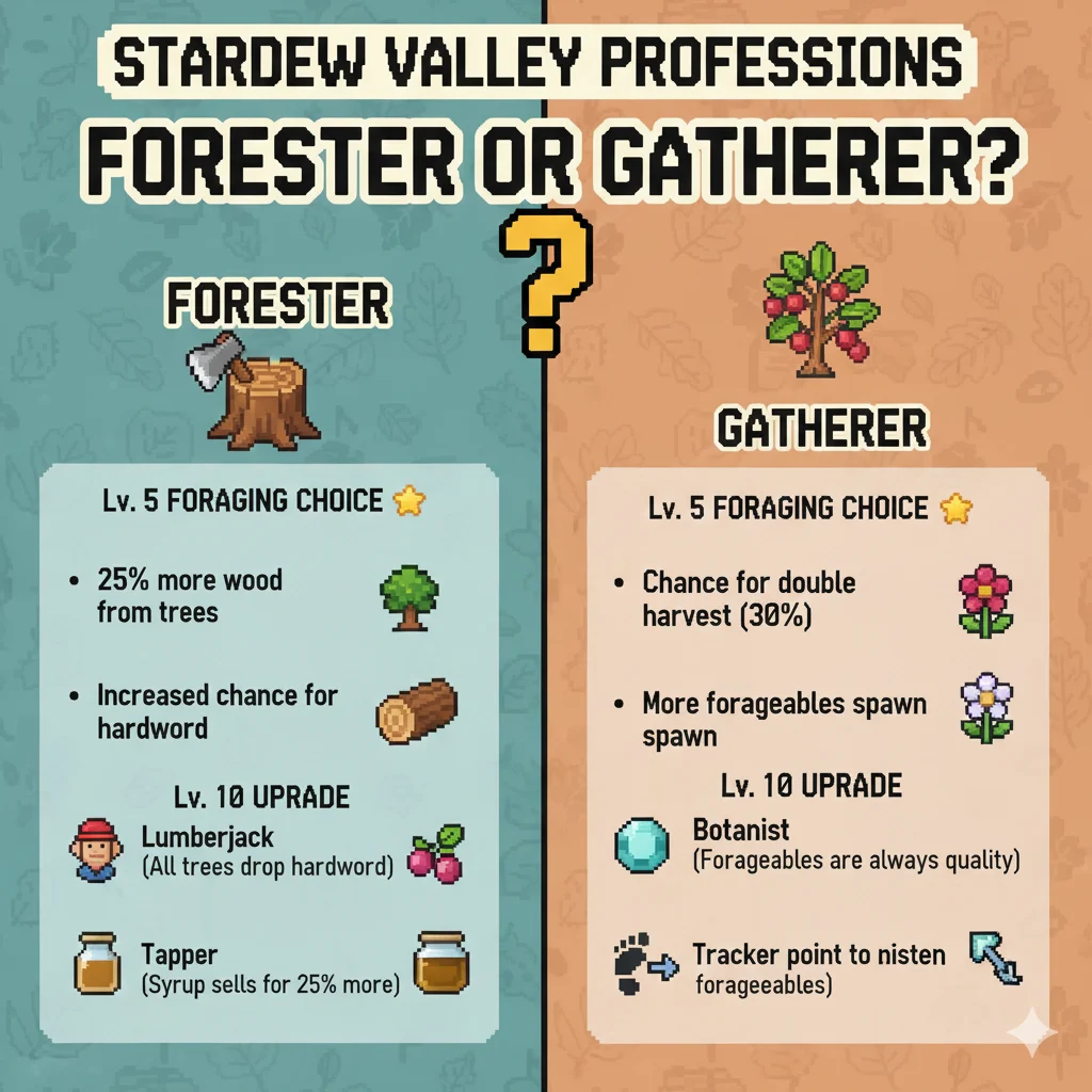Forester or Gatherer Stardew