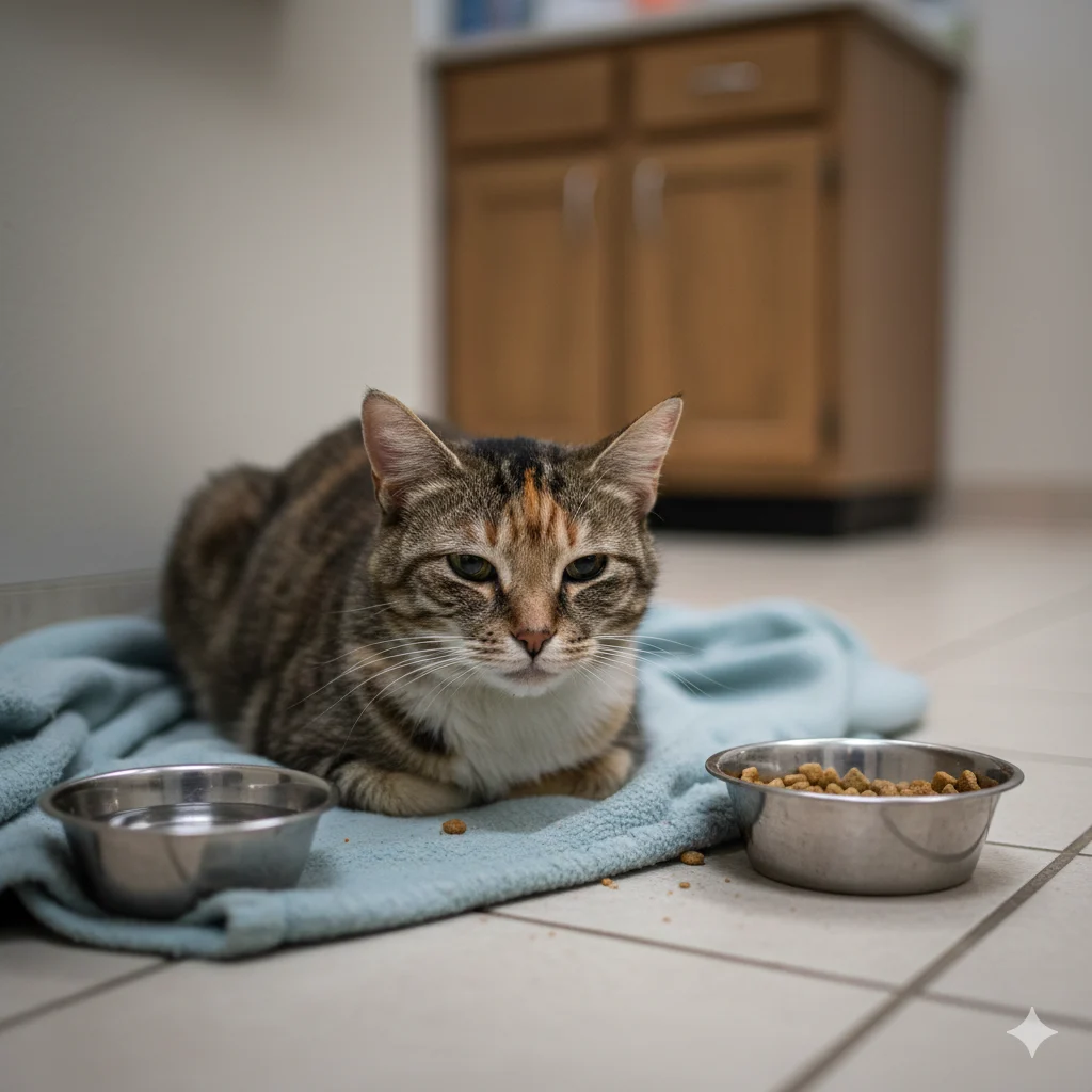 Cat Not Eating or Drinking: