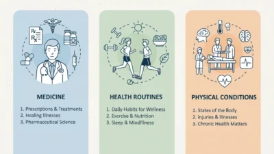 Medicine, Health Routines, and Physical Conditions