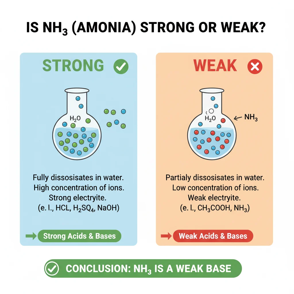 Is NH₃ Strong or Weak
